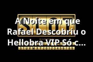🔥 A Noite em que Rafael Descobriu o Hellobra VIP Só com um Login